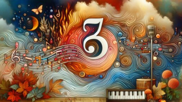 Numero 55 della Smorfia napoletana, 'a musica. &copy; Immagine creata con Dall-E