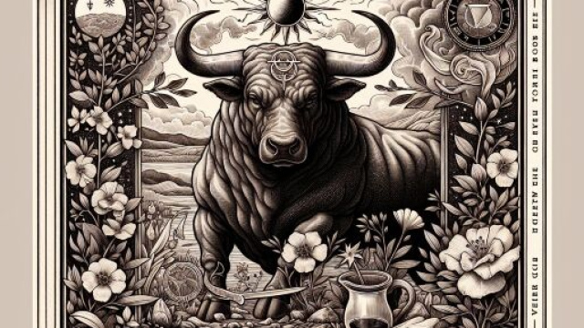 L'arcano della Temperanza nel contesto del Toro &copy; Immagine creata con Dall-E