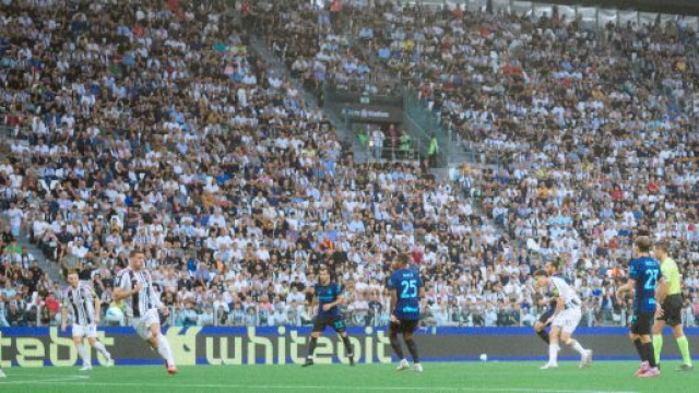 La conclusione di Kenan Yildiz durante Juventus-Inter. Foto &copy; Juventus FC