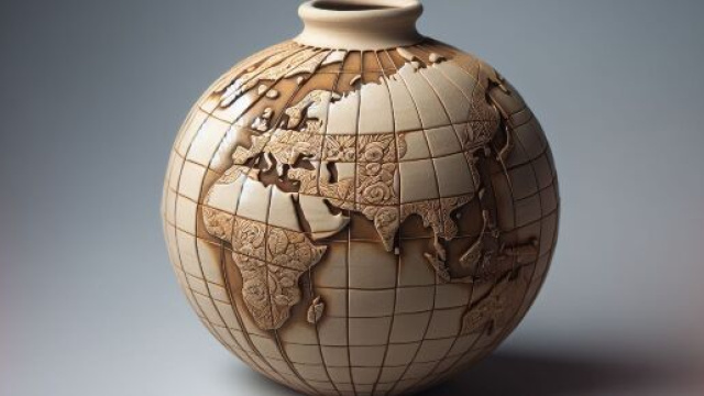 Numero 7 della Smorfia napoletana, 'o vaso di creta, per il segno del Toro. &copy; Immagine creata con Dall-E