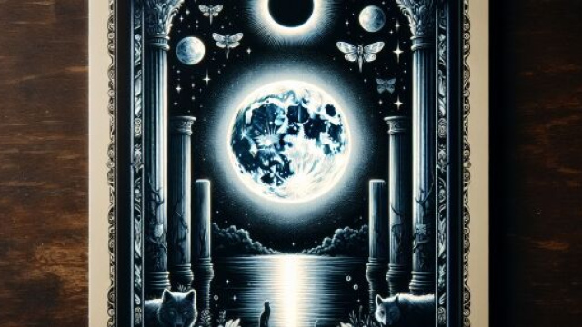 Tarocchi dei Pesci: carta della Luna, simbolo di introspezione e intuizione. &copy; Immagine creata con Dall-E
