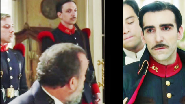 Lorenzo nella scena dell'arresto &copy; La Promessa.
