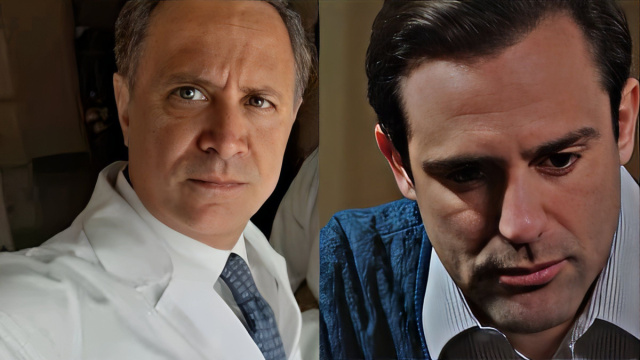 Alberto Di Meo ed Enrico Proietti - screenshot &copy; Facebook / Paolo Romano - screenshot &copy; Rai.