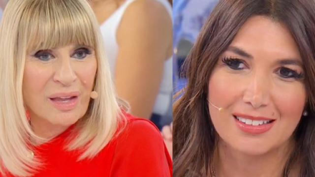Gemma Galgani e Claudia Lenti &ndash; Screenshot &copy; Canale 5.