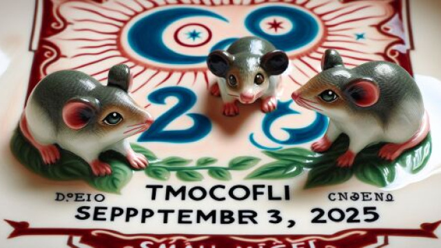 Numero 11 della Smorfia napoletana, 'e surice, per il segno del Cancro. &copy; Immagine creata con Dall-E