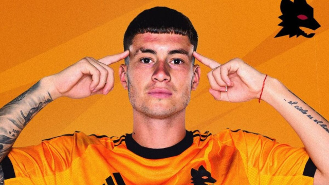 Matias Soul&eacute;, attaccante della Roma. Foto &copy; A.S Roma