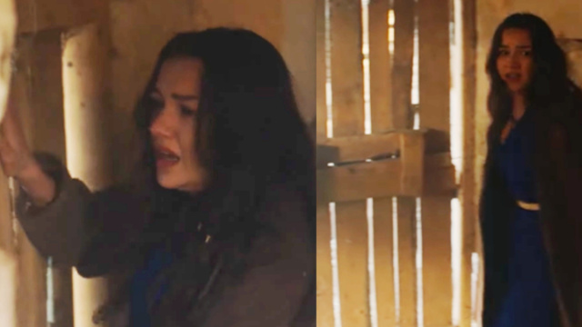 Esma rinchiusa in un fienile &ndash; &copy; La notte nel cuore &ndash; Siyah Kalp.