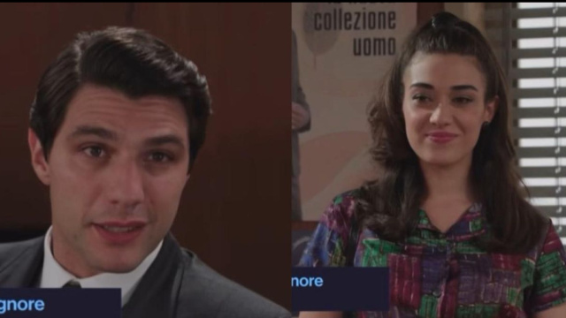 In foto: Marcello e Rosa &copy; Rai 1.