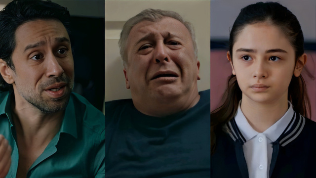 Cetin, Metin e Defne in uno screenshot &copy; Segreti di famiglia.