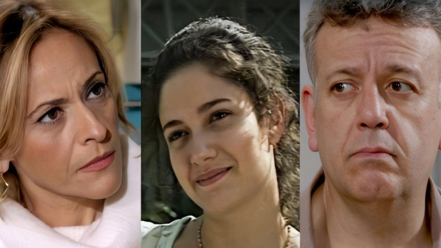 Silvia Graziani, Anna Boschi e Guido Del Bue - screenshot &copy; Un posto al sole.