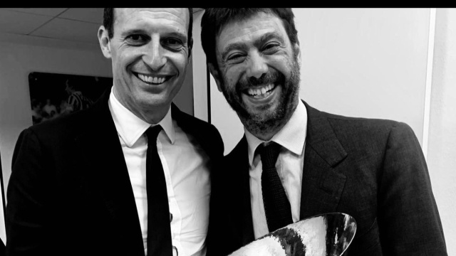 Massimiliano Allegri e Andrea Agnelli. Foto &copy; X/Agnelli