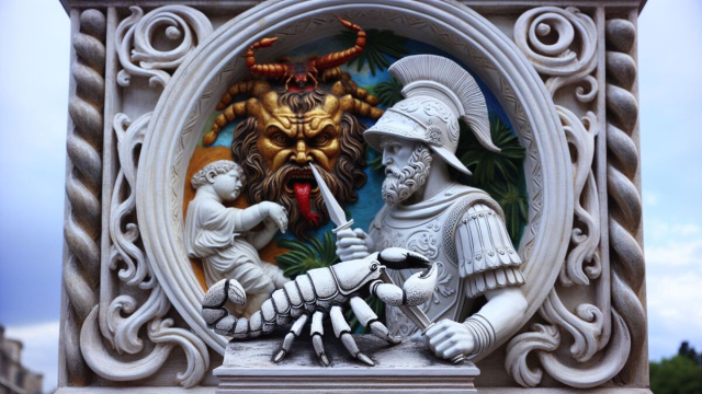 Numero 24 della Smorfia napoletana, le guardie. &copy; Immagine creata con Dall-E