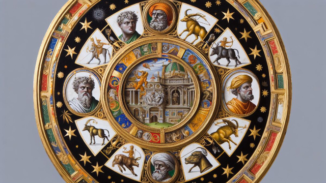 Numero 65 della Smorfia napoletana, 'o chianto per il Sagittario. &copy; Immagine creata con Dall-E