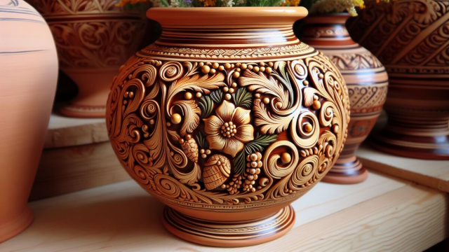 Numero 7 della Smorfia napoletana, 'o vaso di creta. &copy; Immagine creata con Dall-E