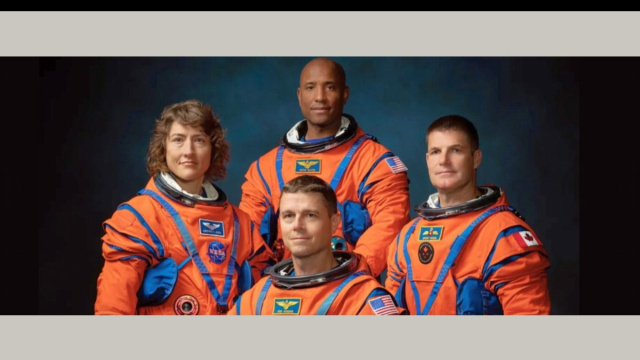 Reid Wiseman, Victor Glover, Christina Koch e Jeremy Hansen &copy; Nasa.