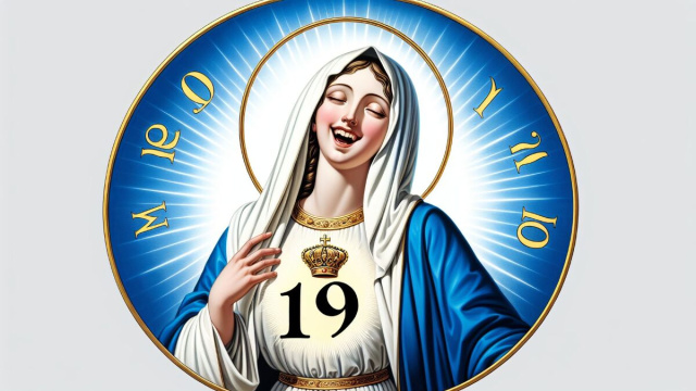 Numero 19 della Smorfia napoletana, 'a resata. &copy; Immagine creata con Dall-E
