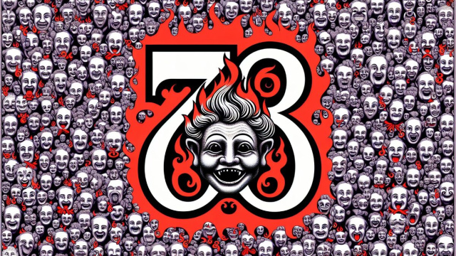 Numero 78 della Smorfia napoletana, 'a bella figliola per il segno dei Pesci. &copy; Immagine creata con Dall-E