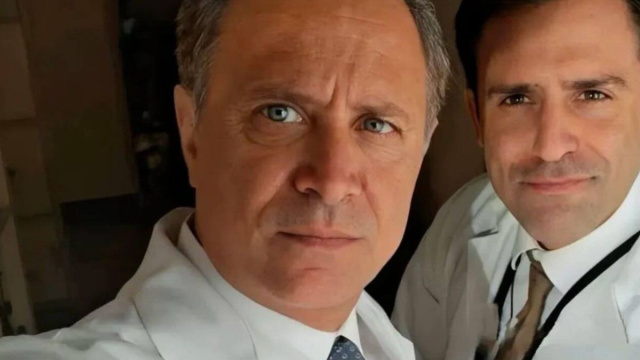 Alberto Di Meo ed Enrico Proietti &ndash; Screenshot &copy; Facebook/Paolo Romano.