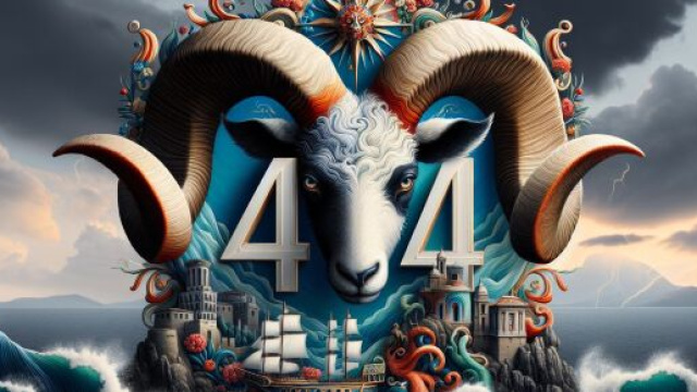 Numero 47 della Smorfia napoletana, Ariete 'o muorto. &copy; Immagine creata con Dall-E.