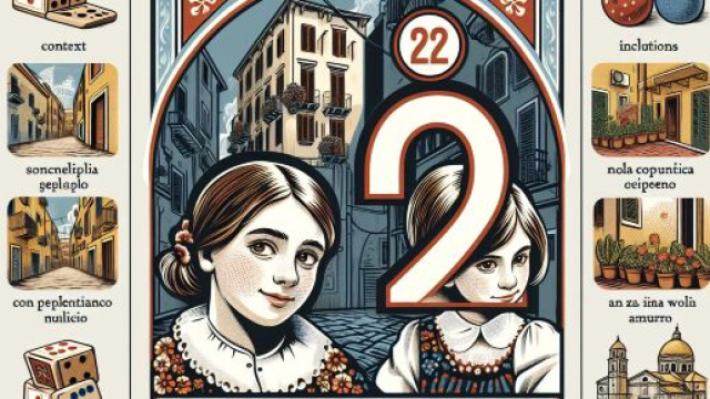 Numero 66 della Smorfia napoletana, 'e ddoje zetelle. &copy; Immagine creata con Dall-E