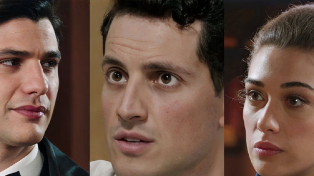 Marcello, Salvatore e Rosa - screenshot &copy; Rai 1.