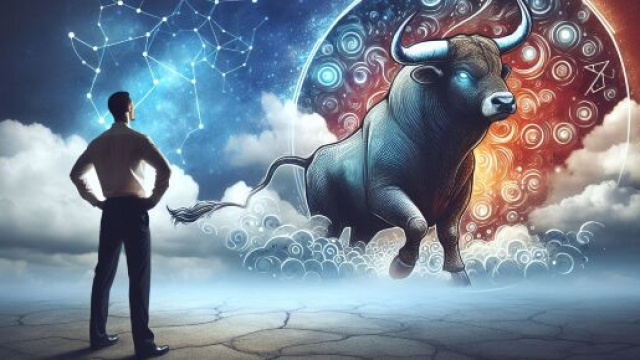 Toro sorprende navigando verso il successo con resilienza mentre gli altri segni si adattano a nuove sfide. &copy; Immagine creata con Dall-E