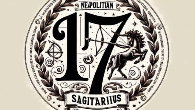 Numero 17 della Smorfia napoletana, Sagittario &egrave; 'a disgrazzia. &copy; Immagine creata con Dall-E