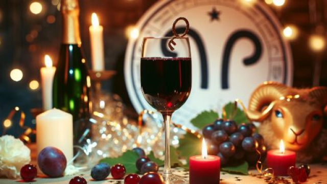 Numero 45 della Smorfia napoletana, 'o vino bbuono. &copy; Immagine creata con Dall-E