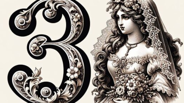Numero 63 della Smorfia napoletana, la sposa. &copy; Immagine creata con Dall-E