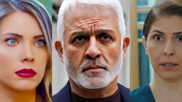 Yildiz, Halit e Aysel - screenshot &copy; Forbidden Fruit.