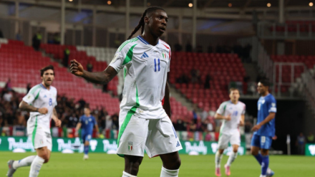 Moise Kean, attaccante della Fiorentina. Foto da &copy; Nazionale Italia