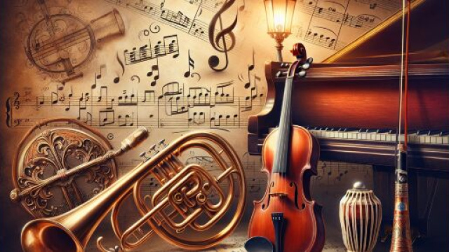 Numero 55 della Smorfia napoletana, 'a musica, per il segno del Cancro. &copy; Immagine creata con Dall-E