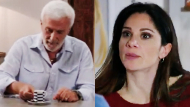 Raffaele e Rosa in scena &copy; Un posto al sole