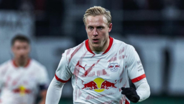 Xaver Schlager con la maglia del Lipsia (foto dal profilo Instagram di Schlager)