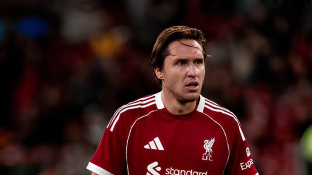 Federico Chiesa con la maglia del Liverpool @profilo Instagram fedexchiesa