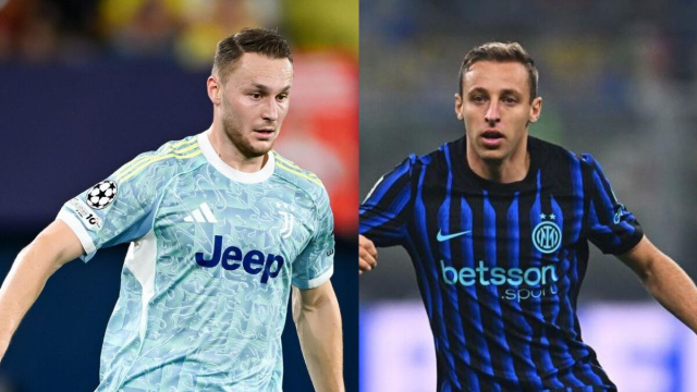 Teun Koopmeiners, centrocampista della Juventus . Foto &copy; Juventus. Davide Frattesi, centrocampista dell'Inter. Foto &copy; Inter