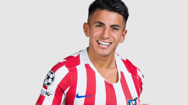 Thiago Almada, attaccante dell'Atletico Madrid. Foto &copy; UEFA