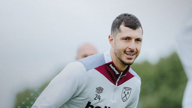 Guido Rodriguez, centrocampista del West Ham. Foto &copy; West Ham