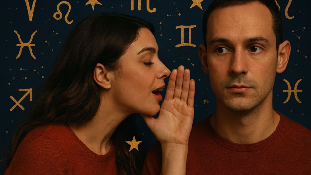 Locandina per l'oroscopo dei pettegolezzi della settimana - &copy; Copilot IA.