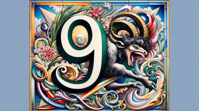 Numero 19 della Smorfia napoletana, la risata, Ariete. &copy; Immagine creata con Dall-E