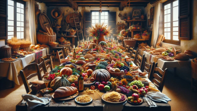 Numero 50 della Smorfia napoletana, 'o pane per il Toro. &copy; Immagine creata con Dall-E