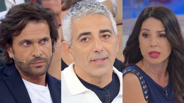 Alessio, Giuseppe e Rosanna - screenshot &copy; Canale 5