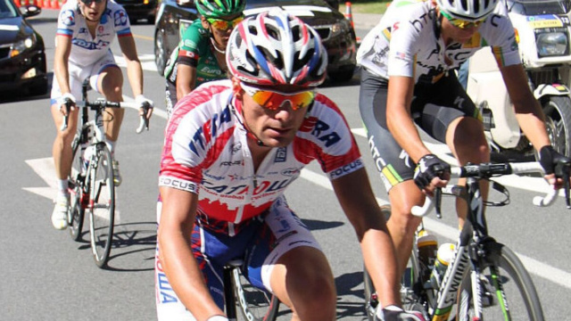 Di Luca al Grand Prix Cycliste de Montr&eacute;al 2011 (Wikimedia Commons).
