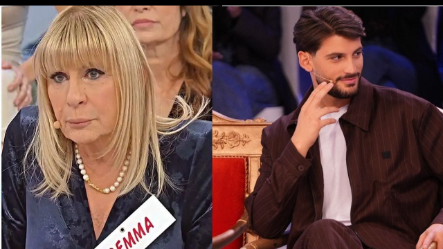 Gemma Galgani e Ciro Solimeno &copy; Canale 5.