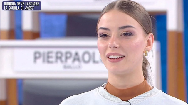 In foto Giorgia ad Amici &copy; Mediaset