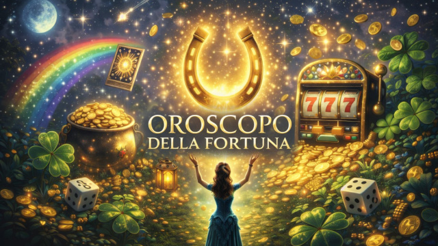 Locandina per l'oroscopo della fortuna della settimana &ndash; &copy; Copilot IA.