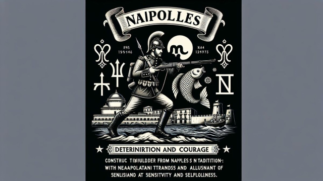 Numero 12 della Smorfia napoletana, 'e surdate, il soldato per i Pesci. &copy; Immagine creata con Dall-E