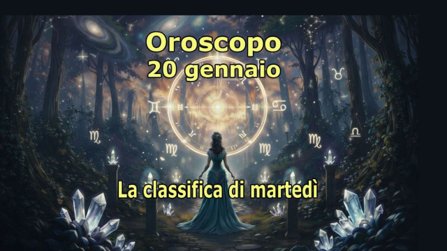 Locandina per l'oroscopo di marted&igrave; 20 gennaio - &copy; Copilot IA.