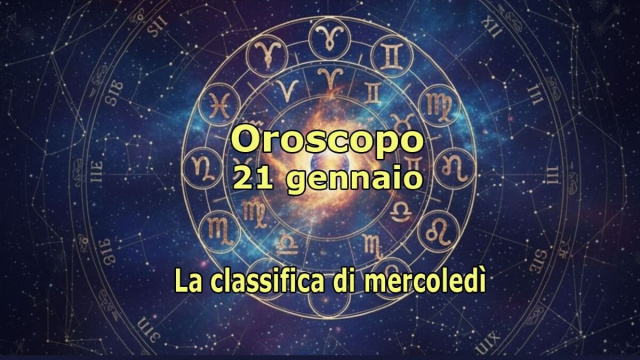 Locandina per l'oroscopo di mercoled&igrave; 21 gennaio 2026 - &copy; Copilot IA.