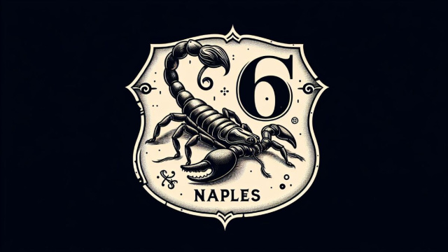 Numero 16 della Smorfia napoletana, 'o culo - la fortuna, per lo Scorpione. &copy; Immagine creata con Dall-E